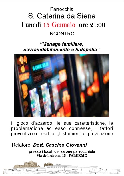 Incontro "Menage familiare, sovraindebitamento e ludopatia"