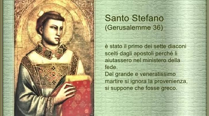 Solennità di S. Stefano