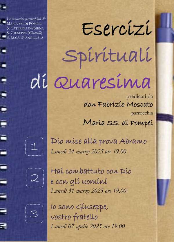 Esercizi Spirituali di Quaresina